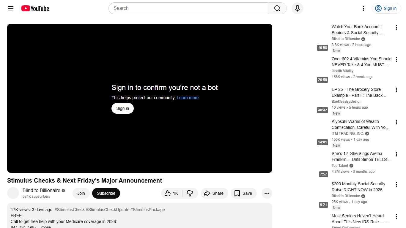 Stimulus Checks & Next Friday's Major Announcement - YouTube